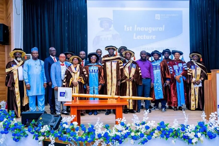 Nile University of Nigeria Holds Landmark Inaugural Lecture; Shines Light on Key Role of Effective Messaging in National Health Promotion